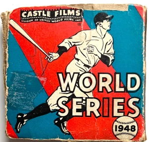 VINTAGE 1948 WORLD SERIES 8mm CLEVELAND INDIANS VS BOSTON BRAVES ON CASTLE FILMS - Picture 1 of 2
