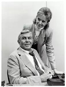 1986 Original NBC Photo Andy Griffith and Linda Purl on set of "Matlock" TV Show - Picture 1 of 2