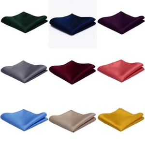 Fazzoletto quadrato tascabile jacquard - accessori tuta uomo tessuto massello Hanky - Foto 1 di 26