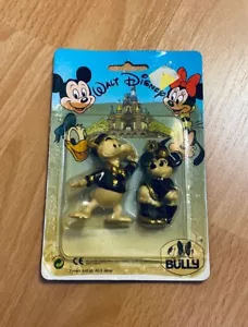 Vintage Walt Disney Minnie Mouse & Donald Duck Action Figures - Bully - Packaged - Picture 1 of 3