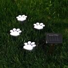 LED Solar Power Paw Animal Prints Lights Garden Outdoor Lamp Landscape DE