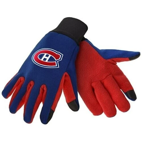 Montreal Canadiens Texting Gloves NEW One Size Fits Most FOCO Cover