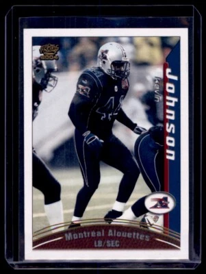 2004 年太平洋 CFL 凯文·约翰逊蒙特利尔 Alouettes #57 0957 — 第 1/2 张图片