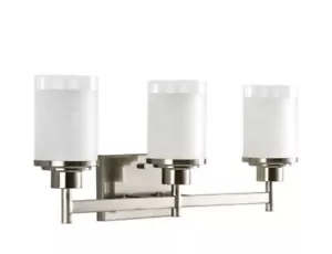Progress Lighting Alexa Bathroom Vanity Light P2978-09 3-Light Brushed Nickel - Picture 1 of 7