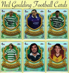 Topps 2022-23 ☆ SPFL CHROME - LEAGUE LEGENDS ☆ Football Insert Cards