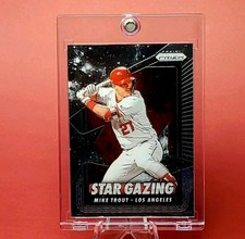 2020-21 Mike Trout STAR GAZING CHROME PRIZM CARD - MINT - W/ CASE
