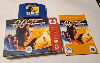 007: The World Is Not Enough N64 Nintendo 64 Complete Box Manual Game - Image 1 of 4