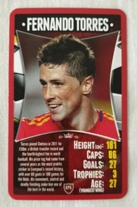 2011 Top Trumps European Football Stars Fernando Torres - Bild 1 von 2