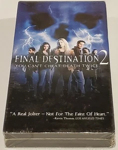 Final Destination 2 "You Can't Cheat Death Twice" VHS 2003 BRAND NEW SEALED  - Picture 1 of 6