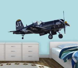 Vintage Aircraft Wall Decal Classic Aviation Decor VWAQ - PAS19 - Picture 1 of 8