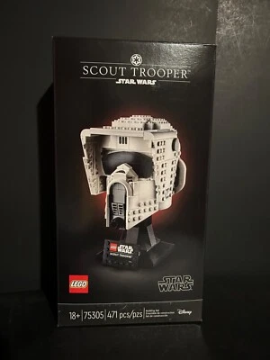 Capacete Lego Star Wars Scout Trooper 75305 NOVO EM FOLHA - Imagem 1 de 2
