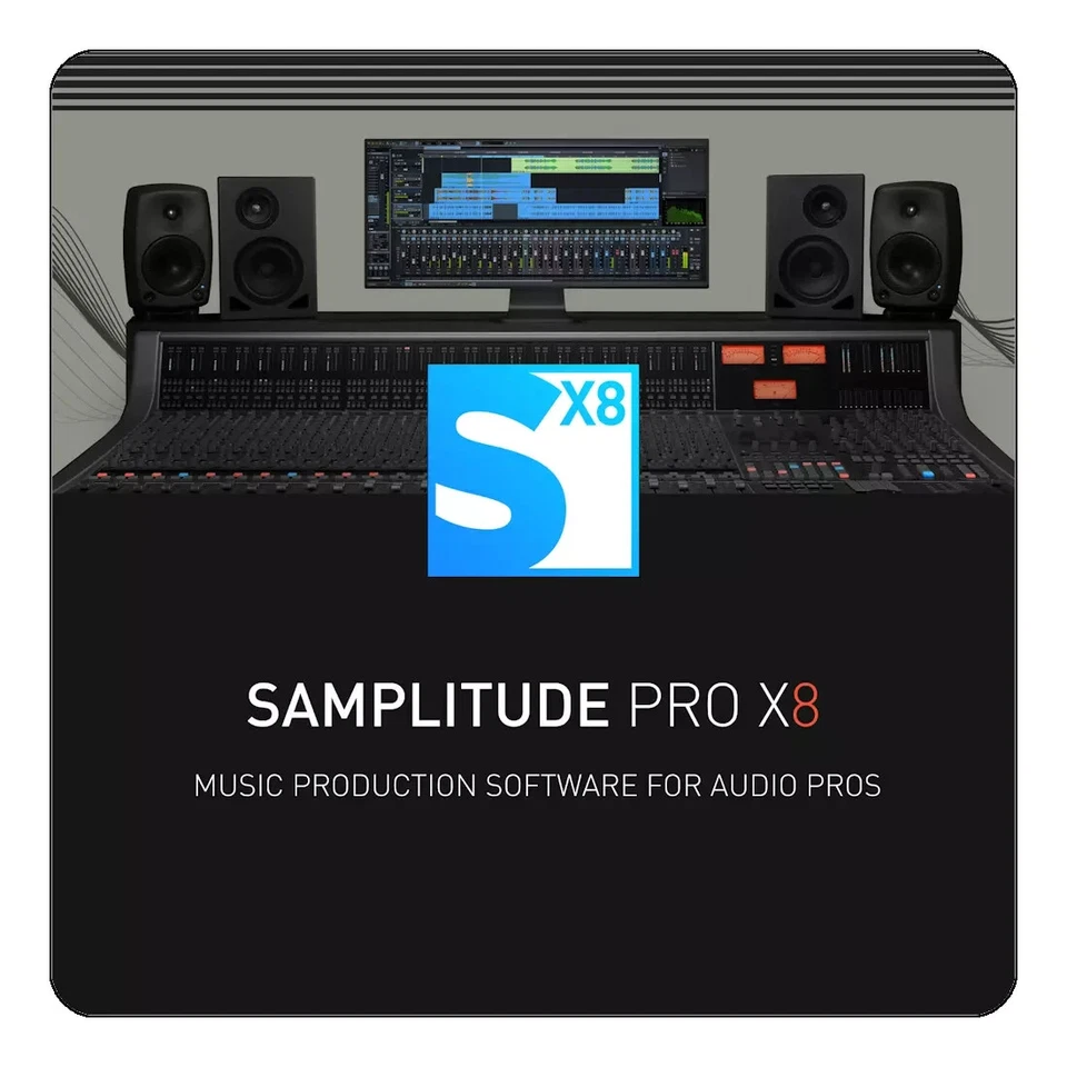 MAGIX Samplitude Pro X8 -Music Production Software (Activation Card) - Image 1 of 4