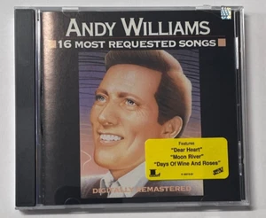 Andy Williams "16 Most Requested Songs" CD - Imagen 1 de 5