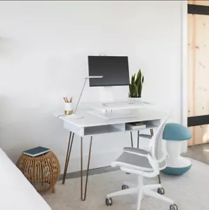 Humanscale Horizon White desk lamp ergonomic thin-film LED tech 7 settings - Picture 1 of 4
