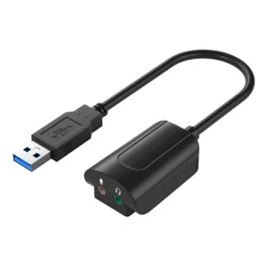 USB3.0 to 3.5MM Output Microphone Input Converter 7.1 USB External Sound Card - Picture 1 of 8