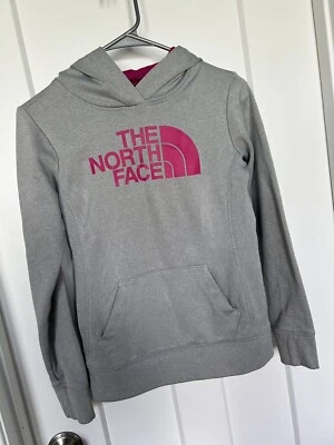 The North Face Womens Hoodie Sweatshirt Gray And Pink Size Xs - Image 1 of 4
