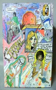 Jeffrey Campbell Women Unite Comic Style Space Age Shoe Box - Picture 1 of 6