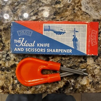 Afilador de cuchillos y tijeras vintage JKOS “The Ideal” con caja original Foto 1 de 3