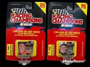 (2) Racing Champions NASCAR 1997 edición de vista previa Michael Waltrip 21 Joe Bessey 9 - Imagen 1 de 5