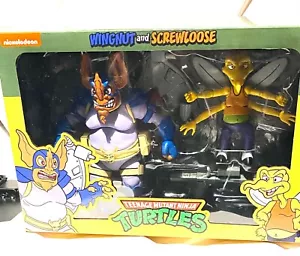 NECA Dirtbag Groundchuck & Wingnut Screwloose Tmnt (NEW) 2021 Target Exclusive - Picture 1 of 12