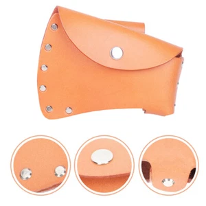 Axe Holder Blade Protector Cover Hatchet Holster Sheath Leather Brown US - Picture 1 of 10