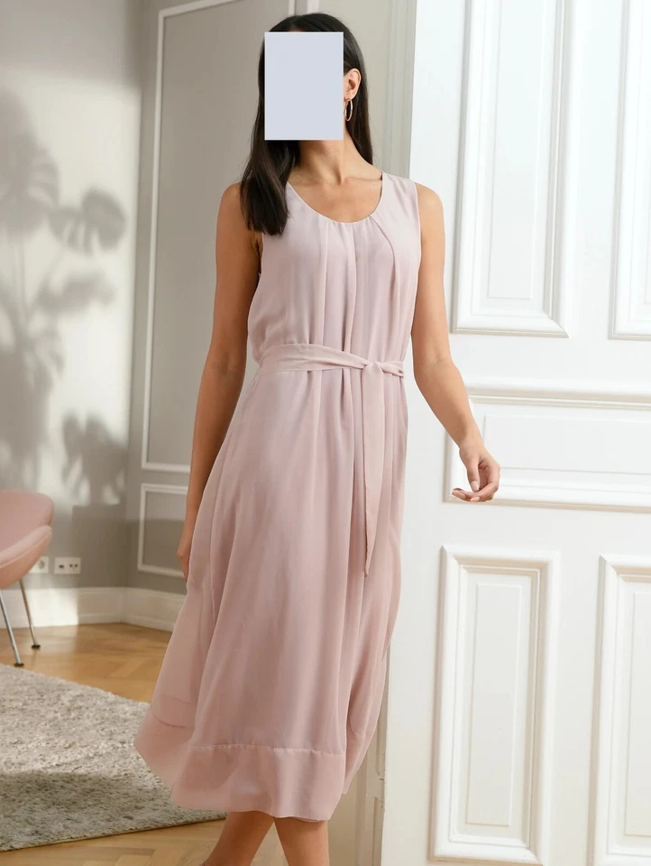 Alba Moda  Chiffon Kleid rose Gr. 42 0123516406 (G) - Bild 1 von 4