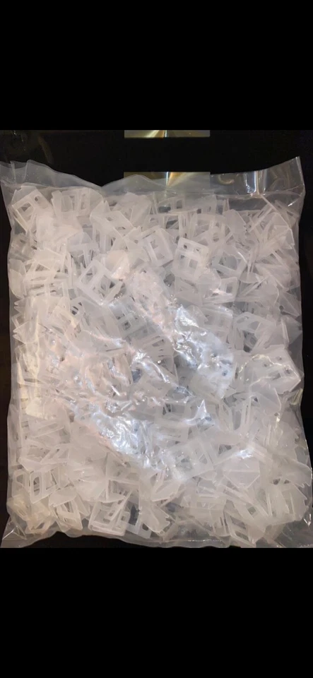 3mm tall clips for 20mm tiles outdoor 500 per pack  Inc Delivery In Ireland - Image 1 of 1