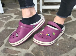 gebrauchte Original Damen Crocs Crocband mt Innenfutter Gr. 41/ Crocs /10 - Bild 1 von 5