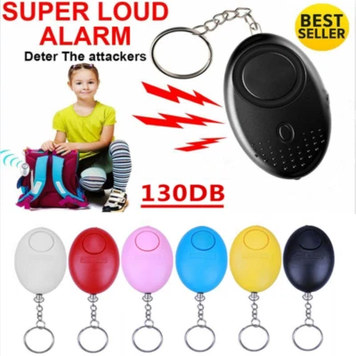 1-5x Safe Sound Personal Alarm Keychain &LED Light 140DB Emergency Survival - Image 1 of 4