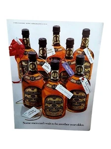 1981 Chivas Regal Cant Wait Another Year Print Ad Vintage - Picture 1 of 1