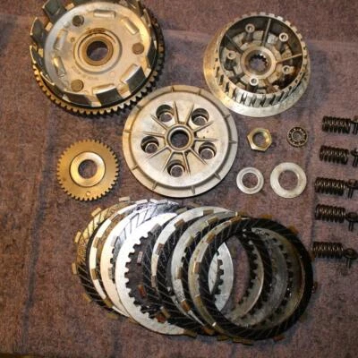 Kawasaki Vulcan 500 En500A 1994 embrague completo con placas cubo de cesta Foto 1 de 4