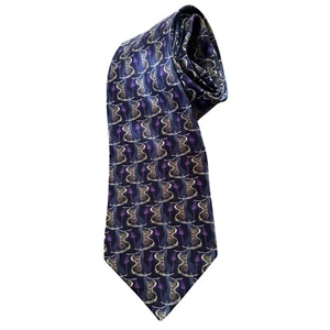 THE BEATLES Vintage Silk Tie While My Guitar Gently Weeps II Theme Necktie - Picture 1 of 7