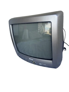 Memorex 13" Color CRT TV Television Model MT1134 for Retro Gaming Turns on EUC - Picture 1 of 11