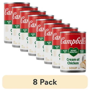 Campbell's Condensed Heart Healthy Cream of Chicken Soup, 10.5 oz (8 pack) - Picture 1 of 12