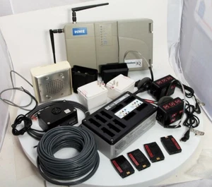 Drive Thru Intercom HME Base6000 +COM6000 +Headsets Speaker Mic Battery Charger - Picture 1 of 12