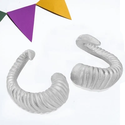  Halloween Party Headband Hair Ornaments Black Headbands with Horns - Image 1 of 4