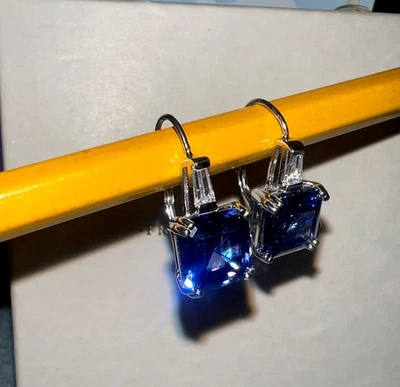 Brincos de prata esterlina azul pedra Freida Rothman  - Imagem 1 de 4