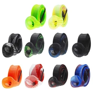 10Pcs Rod Sleeve Rod Cover Braided Mesh with Lanyard Rod Protector Pole Glove... - Picture 1 of 7