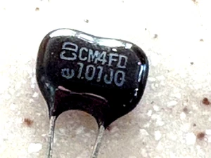 5 piezas 100pf 5% 500V MICA RADIAL CDE CM04FD101JO3 - Imagen 1 de 5