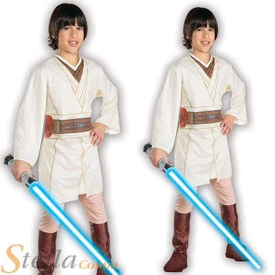 Niños Obi Wan Kenobi Star Wars Vestido Elegante Disfraz Halloween Semana del Libro Conjunto Foto 1 de 2