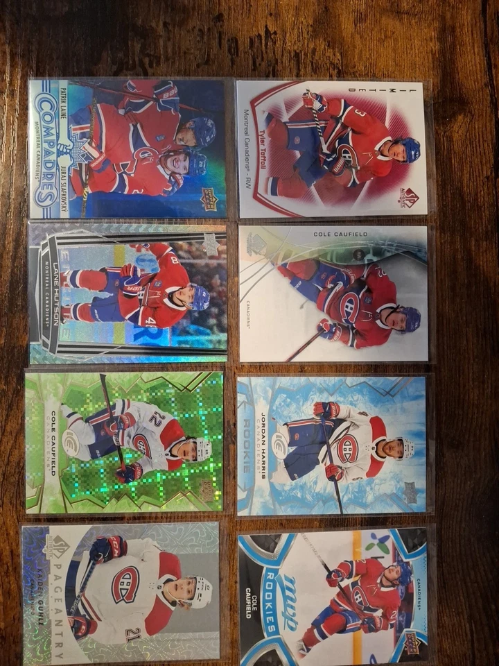 Montreal Canadiens Lot Of 8 Cards As Pictured **Combine Ship ** - Image 1 of 4