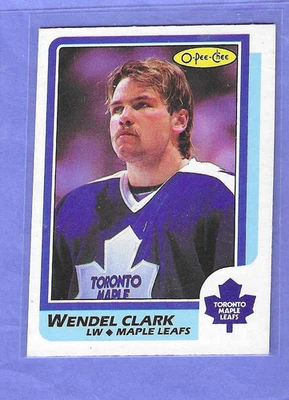 1986-87 O-Pee-Chee Wendel Clark Rookie Toronto Maple Leafs #149 Mint+ - Image 1 of 2