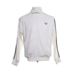 Fred Perry, Trainingsjacke, Herren, Größe: S, Weiß/Schwarz #Fxe - Bild 1 von 5