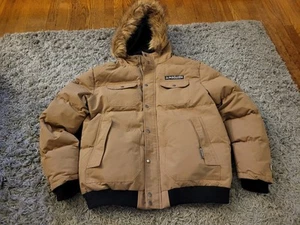 🔥🔥 Ecko UNLTD. Y2K RARE Fur Hooded Bomber POOFY winter Jacket - Picture 1 of 24