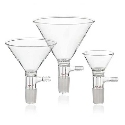 Wholesale 50mm - 150mm Clear Glass Filter Funnel Standard Connector Glassware CA - Image 1 of 4