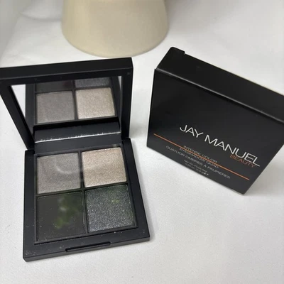 Jay Manuel INTENSE COLOR EYESHADOW QUAD Eye Makeup ~ NARCOTIC Smokey Shades ~NEW - Image 1 of 2