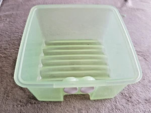Tupperware: Prima Klima - Frischebox /Tupper Oase - ohne Deckel, grün transparen - Bild 1 von 2