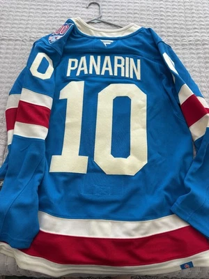Artemi Panarin New York Rangers 100th Anniversary Fanatics Premium Jersey Sz 50 - Image 1 of 4