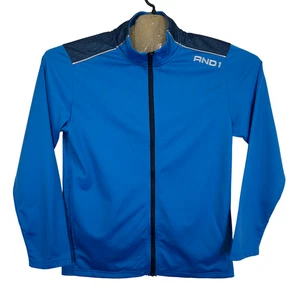 And1 Trainingsjacke Herren Größe M Blau Full Zip Vintage Retro Activewear... - Bild 1 von 13