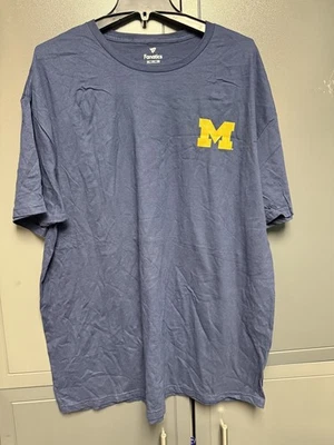2XL Men’s Michigan Wolverines Fanatics T-shirt  Blue NCAA #1 DAD - Image 1 of 4